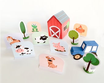 The Farm Paper Toy