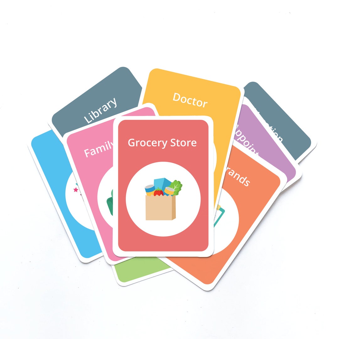 Kids Activity Cards - Etsy
