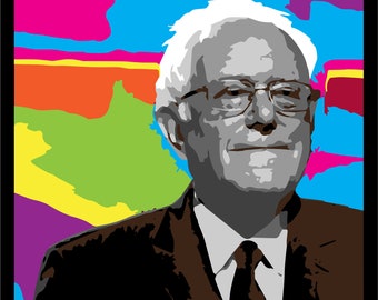 Bernie Sanders | Handmade | Vinyl on Sheet Metal "this is one of a kind original piece"