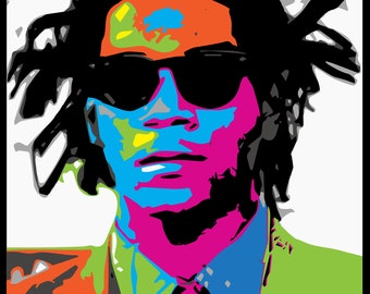 Jean-Michel Basquiat | Handmade | Vinyl on Sheet Metal "this is one of a kind original piece"