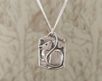 River Rat Pendant - Wilderness Inspired Jewelry