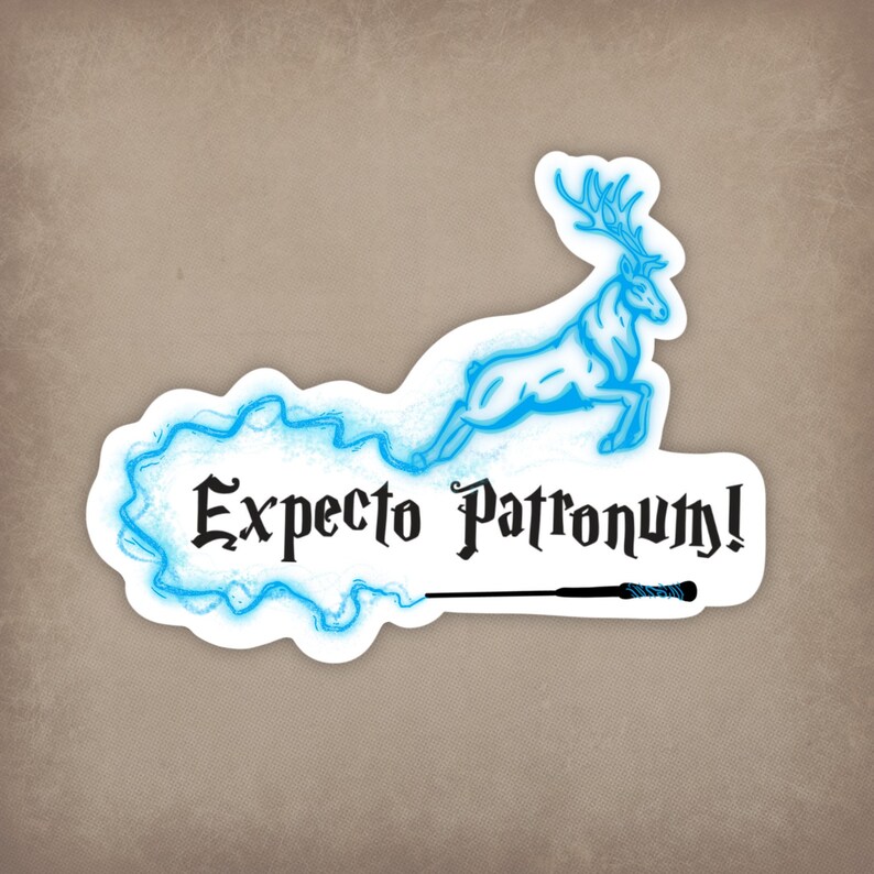 Expecto Patronum Vinyl Decal Sticker Harry Potter Patronus | Etsy