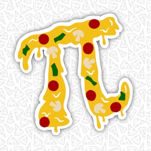 Pizza Pi Vinyl Sticker