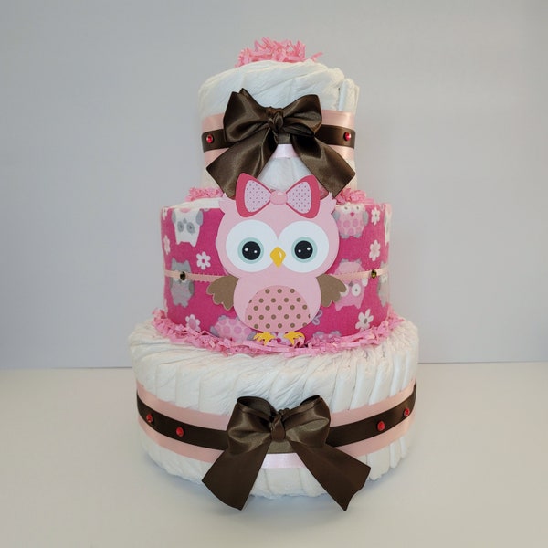 Owl Diaper Cake - Etsy