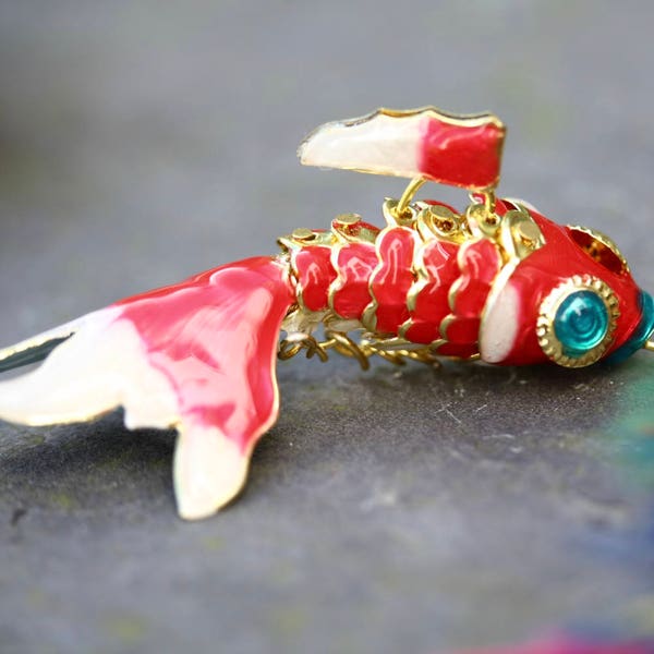 Collier de poisson collier océan poissons cadeau poissons anniversaire long collier collier collier de mer collier chanceux collier betta pendentif de poisson