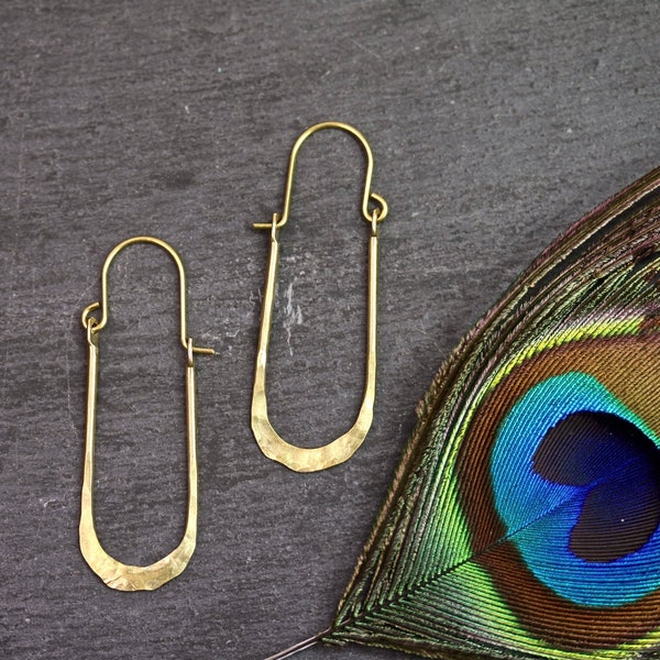 Gold Minimal Earrings, minimalist gold earrings delicate earrings subtle earrings gold simple earrings gold hoop earrings everyday earrings