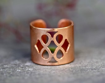 Boho rings, bohemian rings, hippie rings, copper ring, tribal ring, copper rings, boho jewelry, GEOMETRIC RING, geometric rings, boho ring