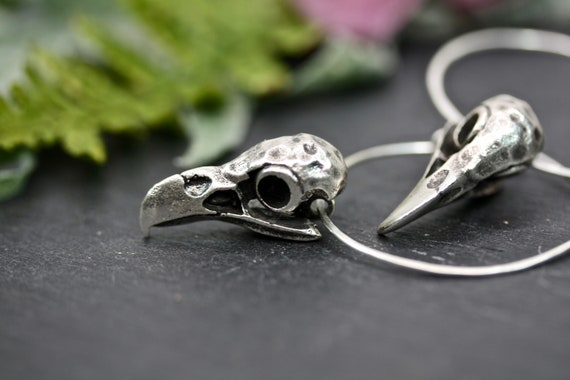 Large cheap skull earrings