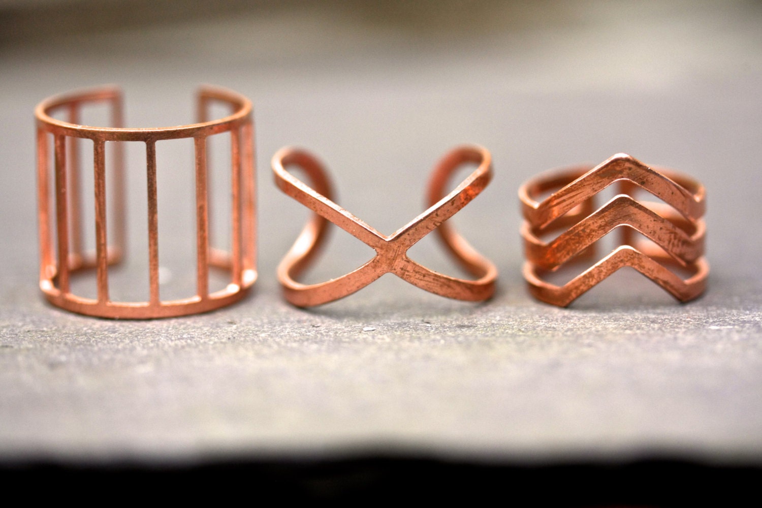 Boho Rings, Bohemian Rings, Midi Ring, Hippie Rings, Copper