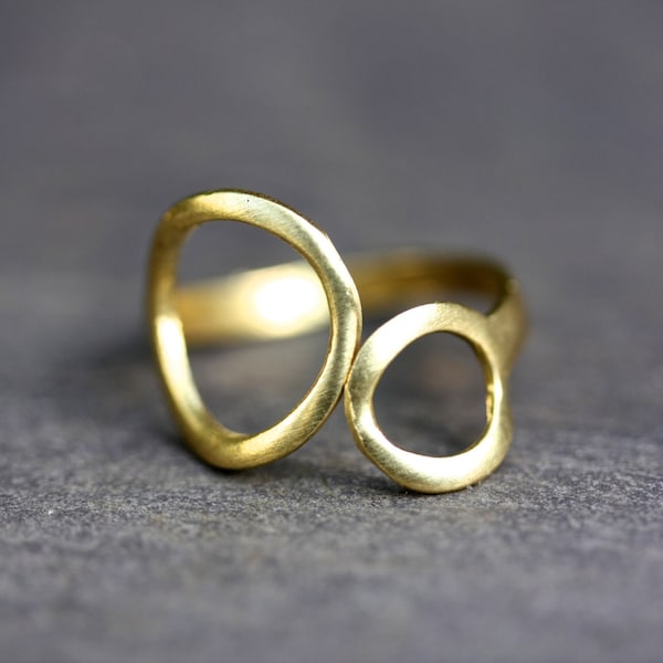 Boho rings bohemian rings hippie rings gold rings tribal rings midi ring brass rings boho jewelry midi rings circle ring geometric ring