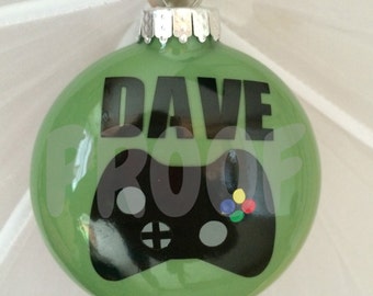 Xbox personalized christmas ornament.