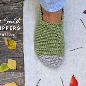 Easy Crochet Slippers Pattern - Simple Crochet Slippers