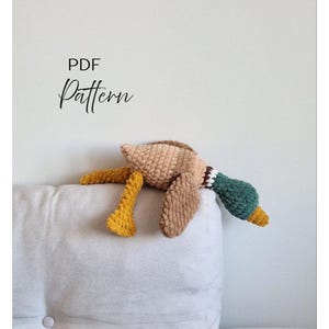 Crochet Pattern Velvet Mallard Duck - Toy Duck Tutorial