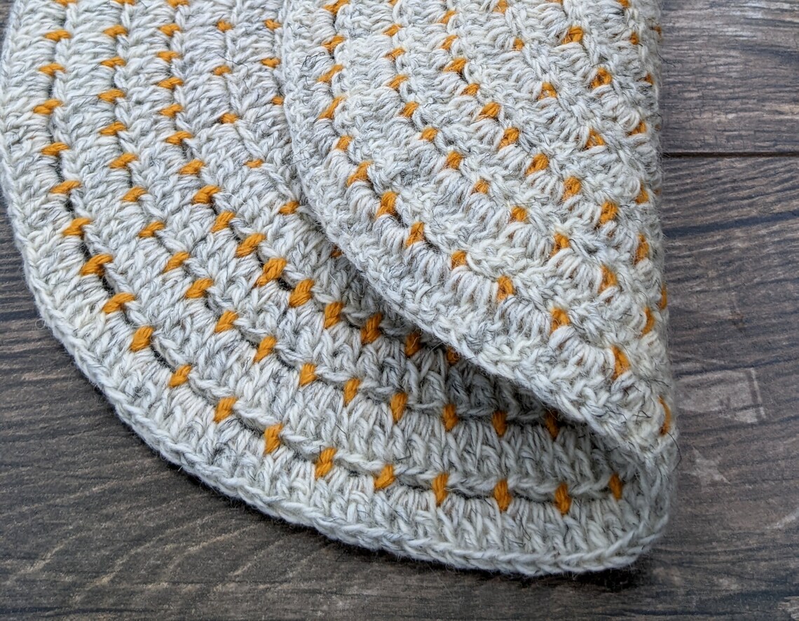 Easy Crochet Placemat Pattern. Round Placemat. Crochet Table - Etsy