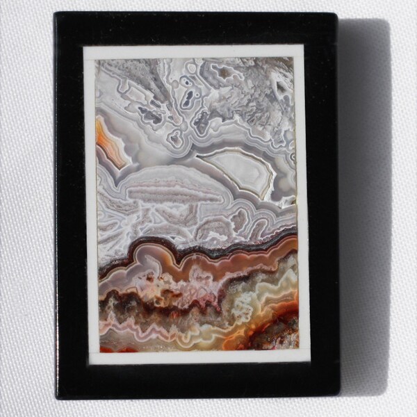Crazy Lace Agate Pendant - 30mm x 40mm