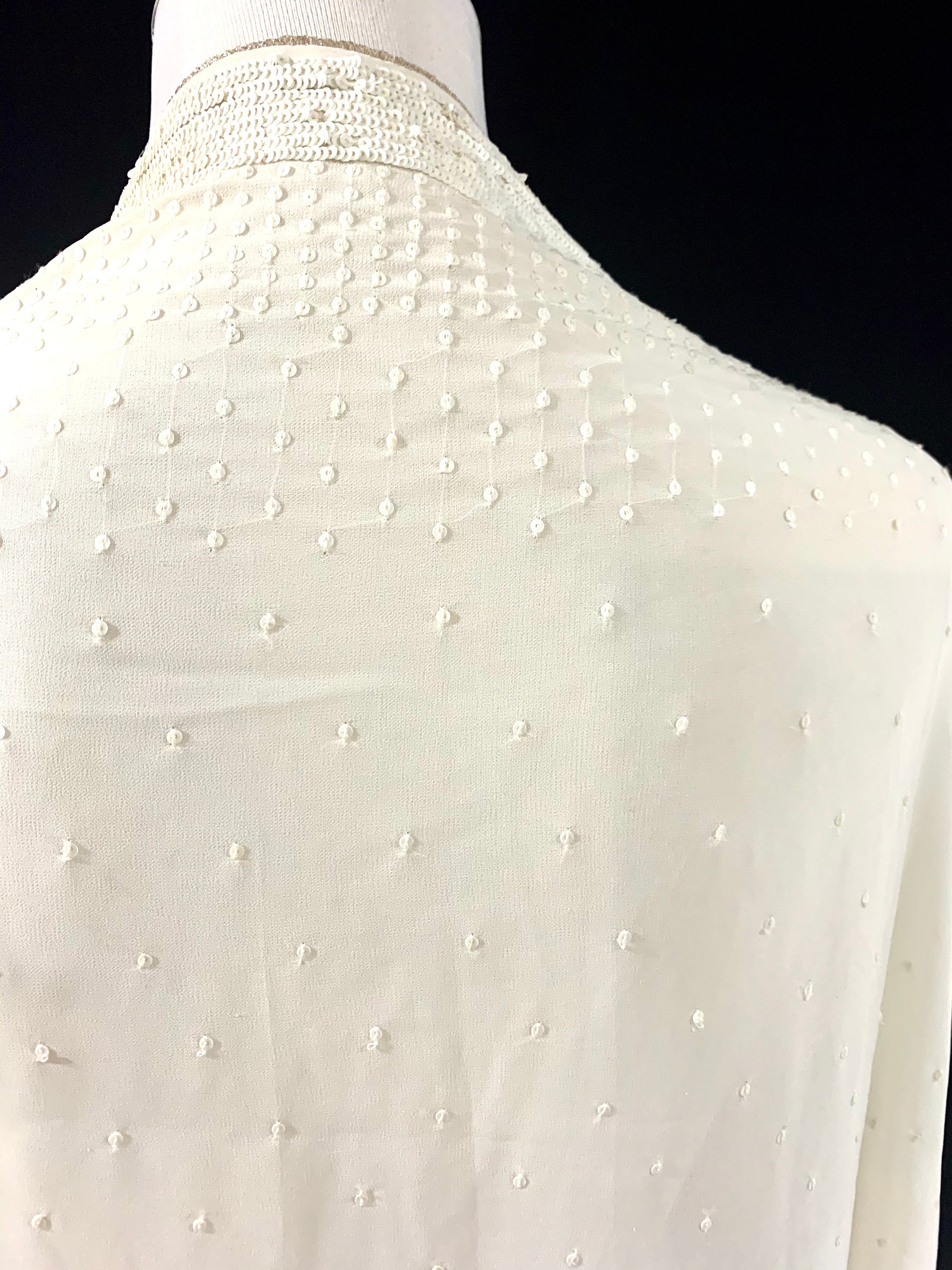 sequin polka dot dress