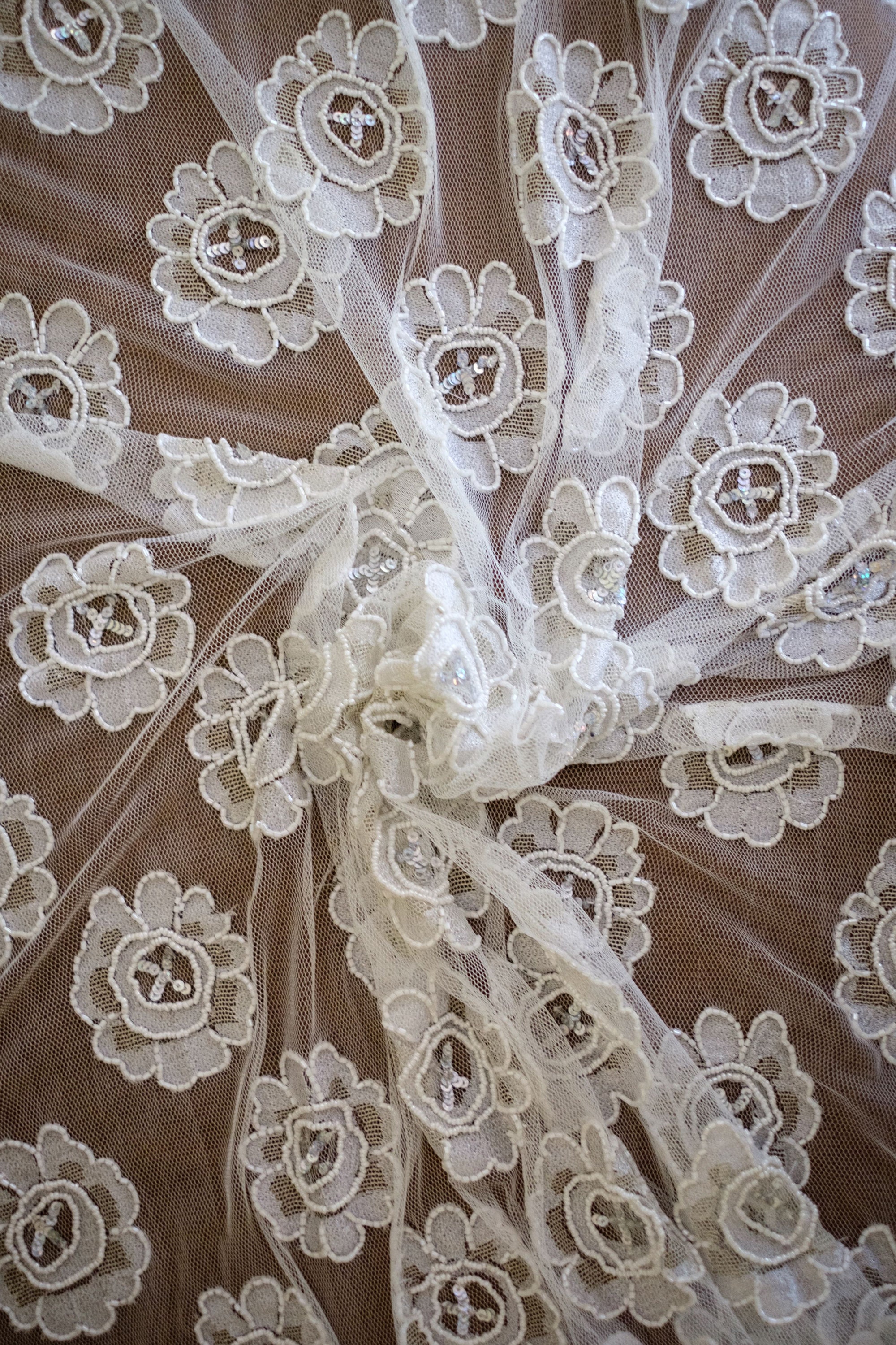 Bridal Lace Fabric White Lace Fabric Wedding Gown