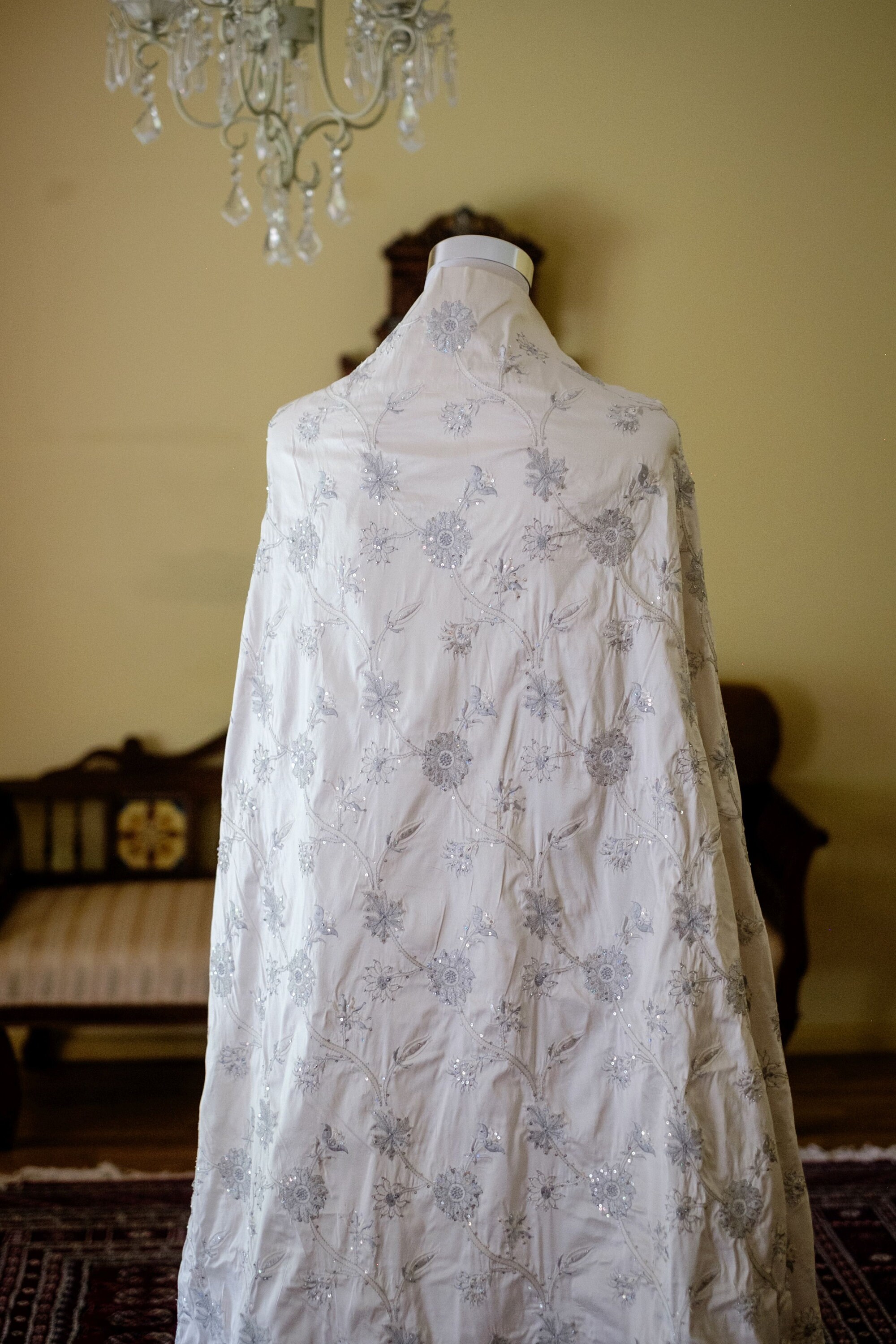wedding gown material