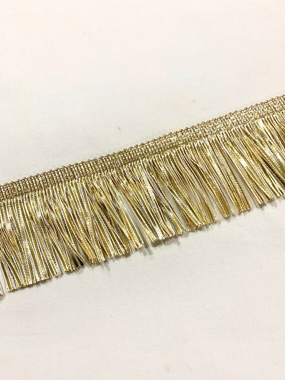 Gold Fringe Trim Gold Trim Elegant Border Trim Sari Etsy