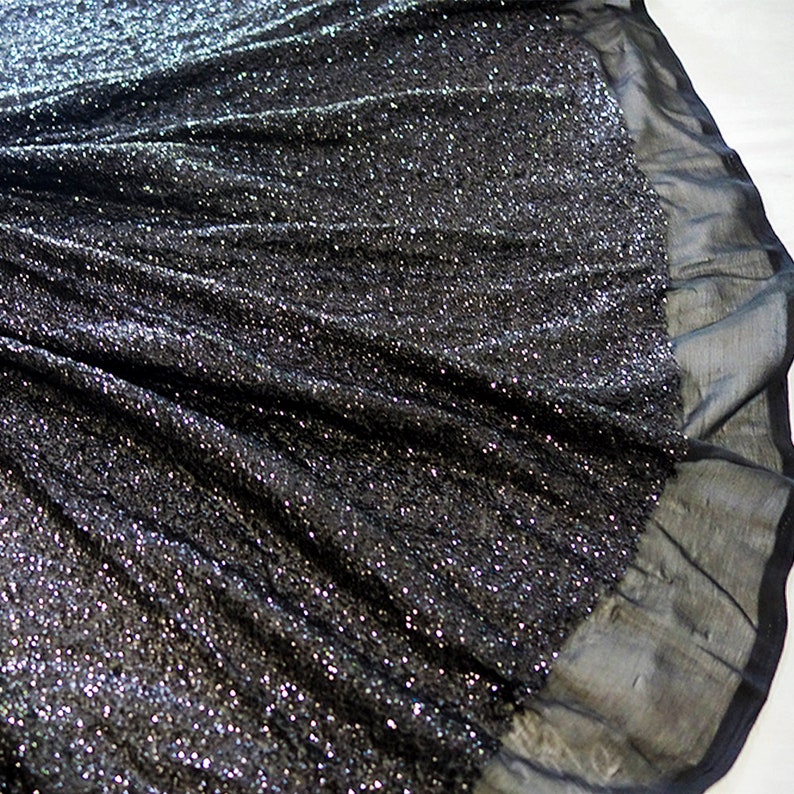 Sequin Fabric Black Sequin Fabric Sequins Fabric Sequin Etsy
