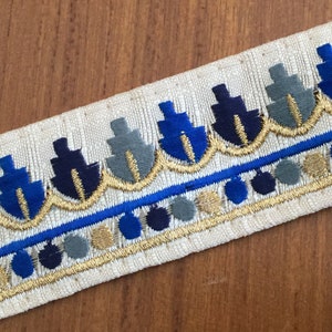 Bestickte Rohenstift mit Blau-& Goldfäden