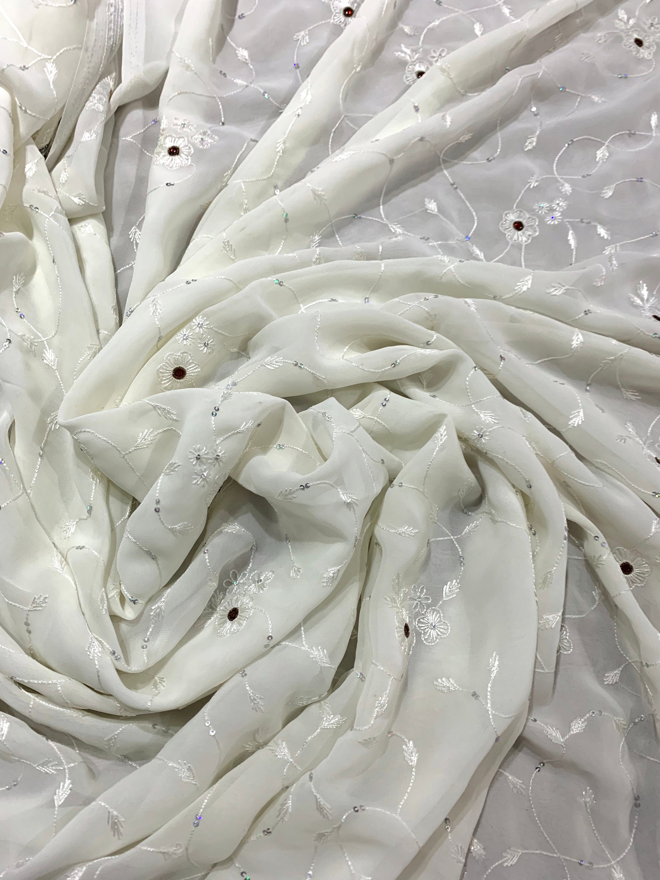 Saree Fabric Bridal Fabric Bridal Saree Floral Fabric Etsy Australia