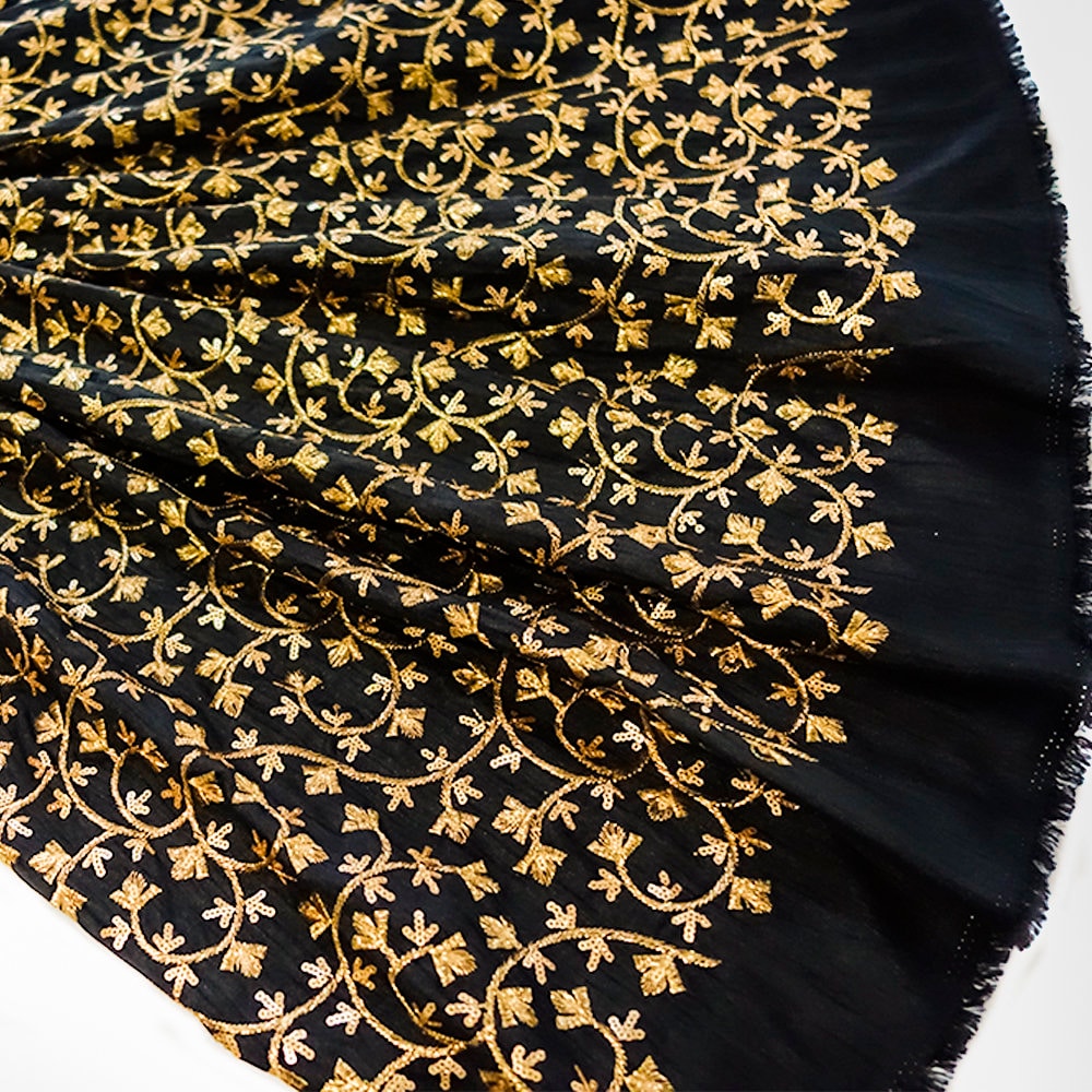 sequence fabric gown
