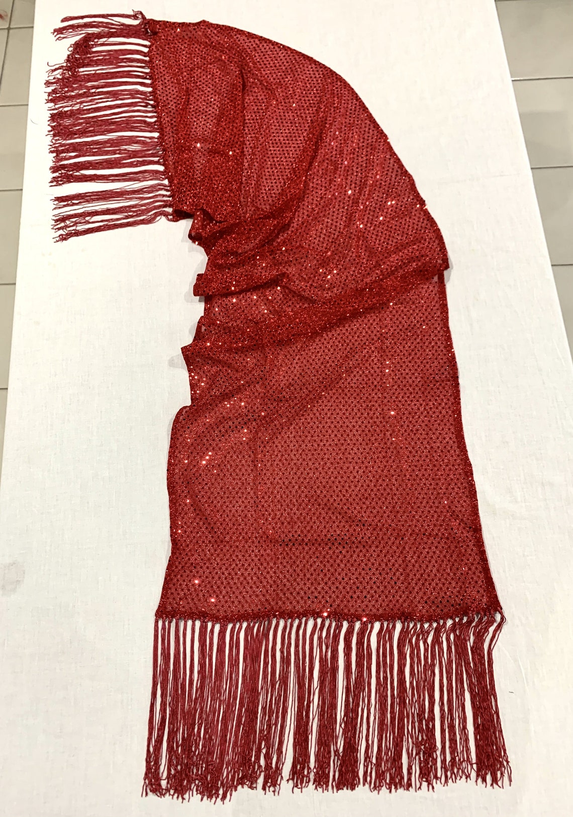 matching shawl for red dress