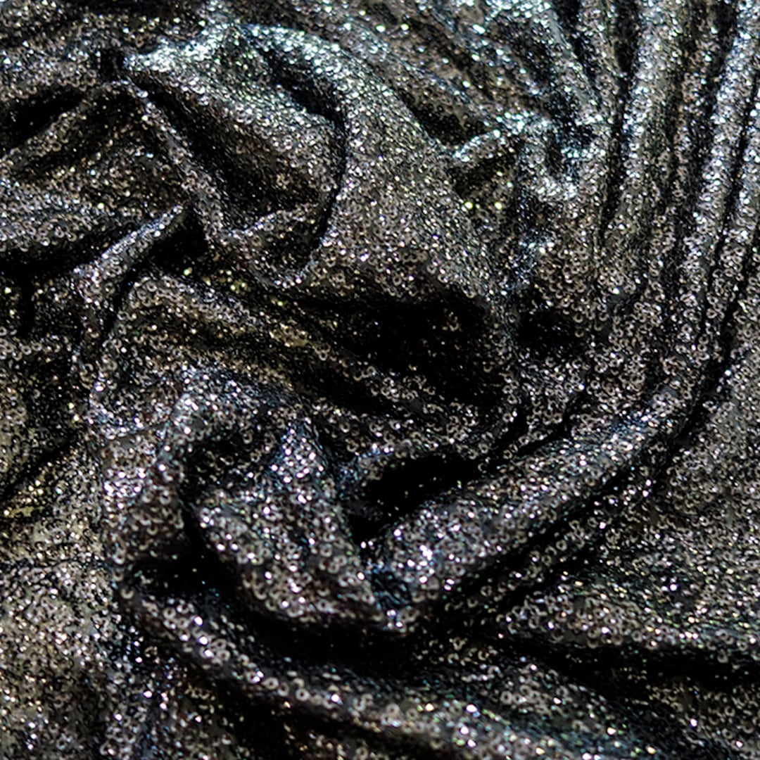 Sequin Fabric, Black Sequin Fabric, Sequins Fabric, Sequin