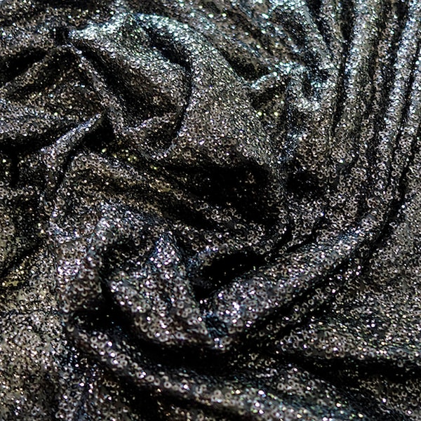 Sequin Fabric, Black Sequin Fabric, Sequins Fabric, Sequin Backdrop, Sequined Fabric, Sequin Tablecloth, Sequin Table Runner, Black Sequin