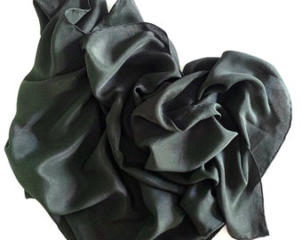 Black silk shawl, Plain Black shawl, Evening wear shawl, Must have shawl, Feel good All season wrap, Soft silk shawl, Black Luxurious wrap.