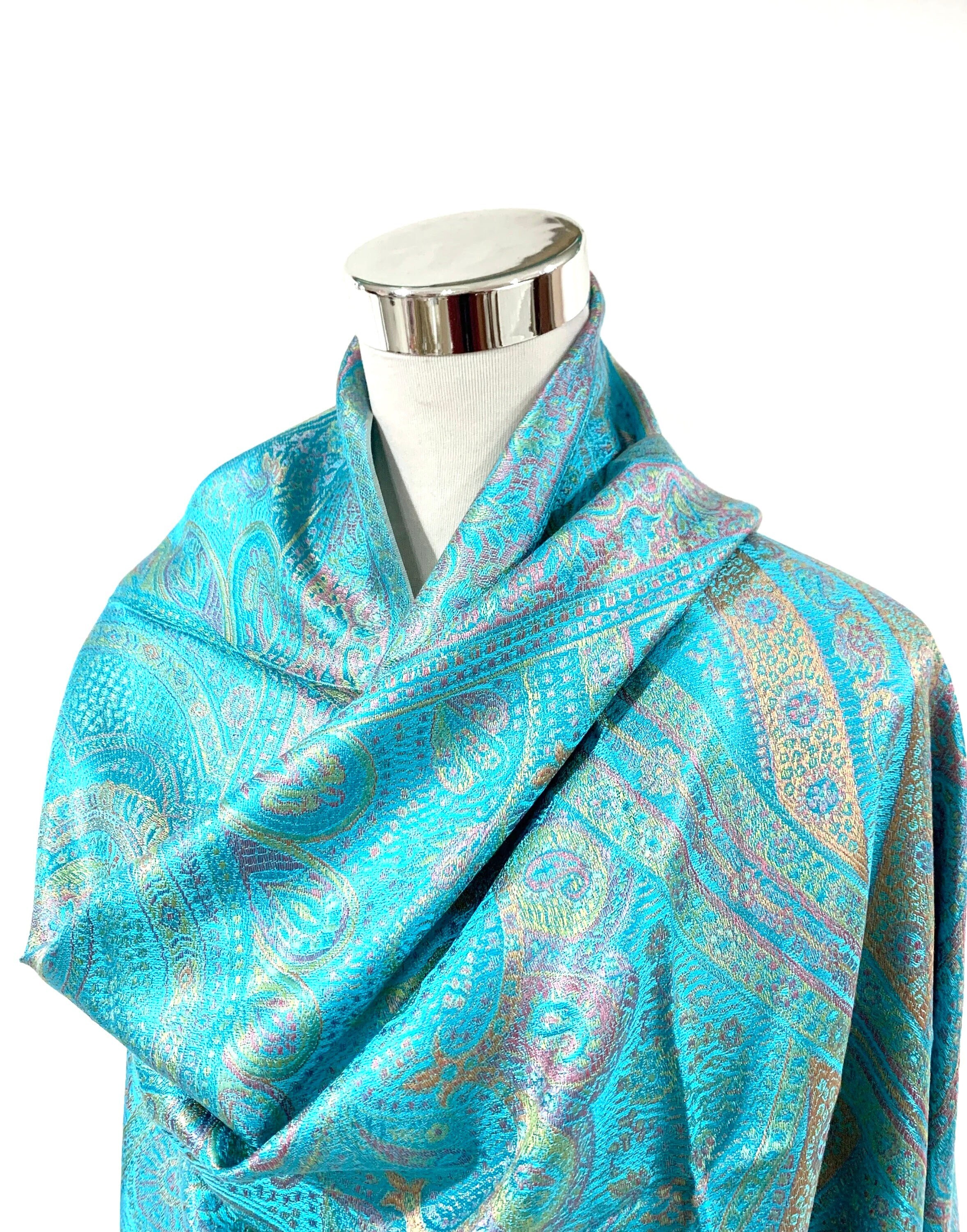 gakkin JACQUARD LOTUS LEAVES STOLE ストール - ストール・ショール