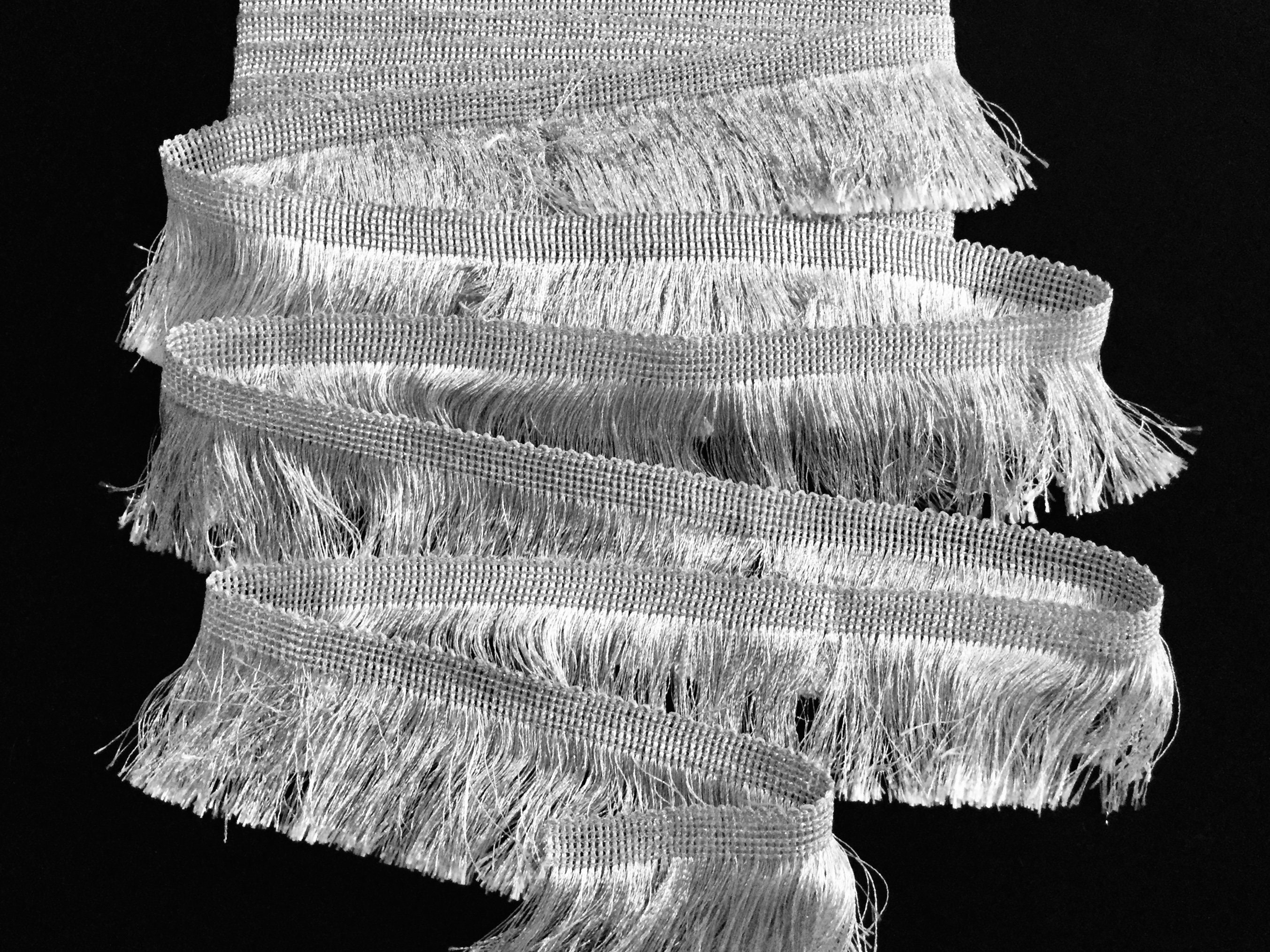 Silver Fringe Trim Silver Trim Elegant Border Trim Sari Etsy Australia
