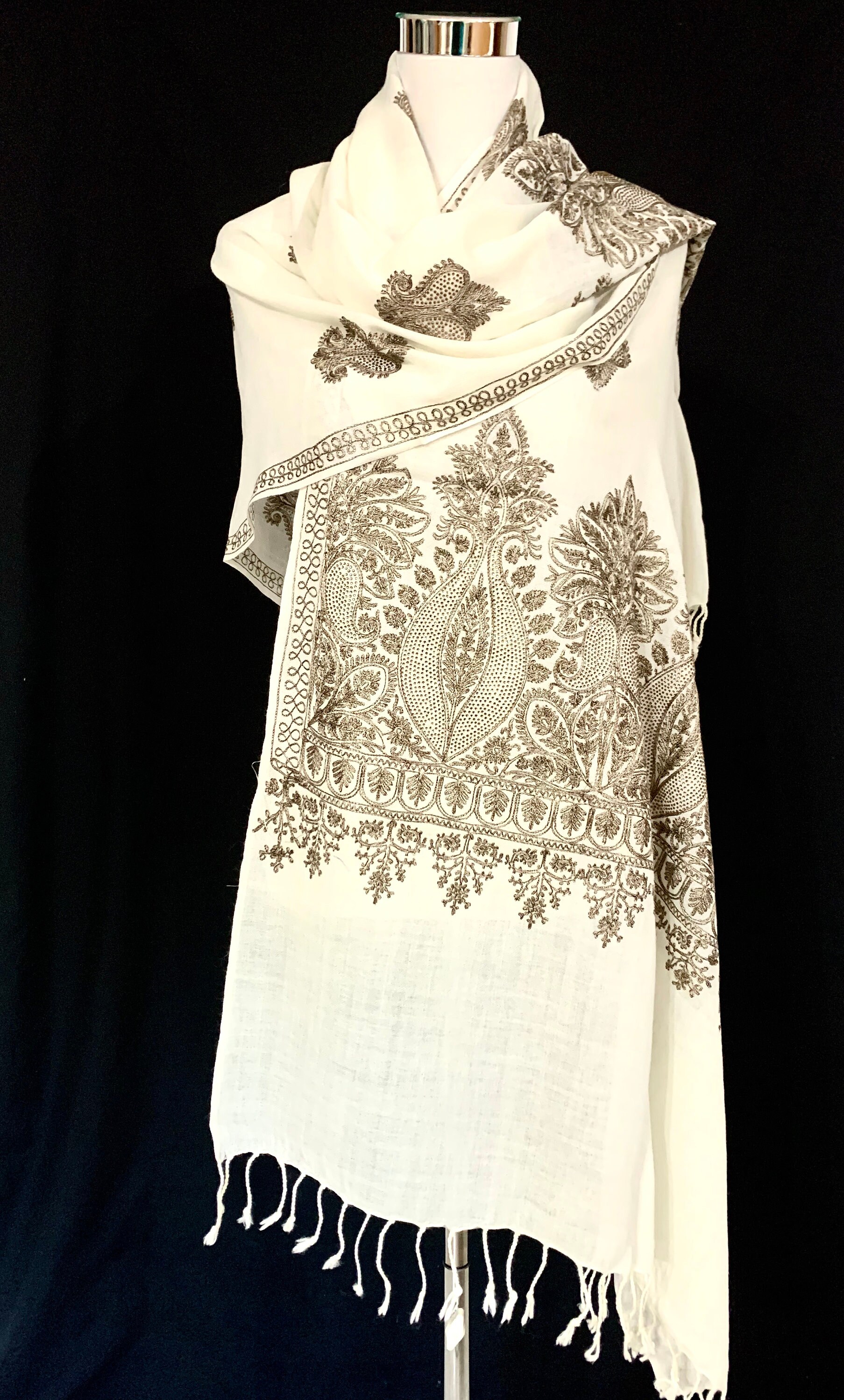 beaded bridal shawl