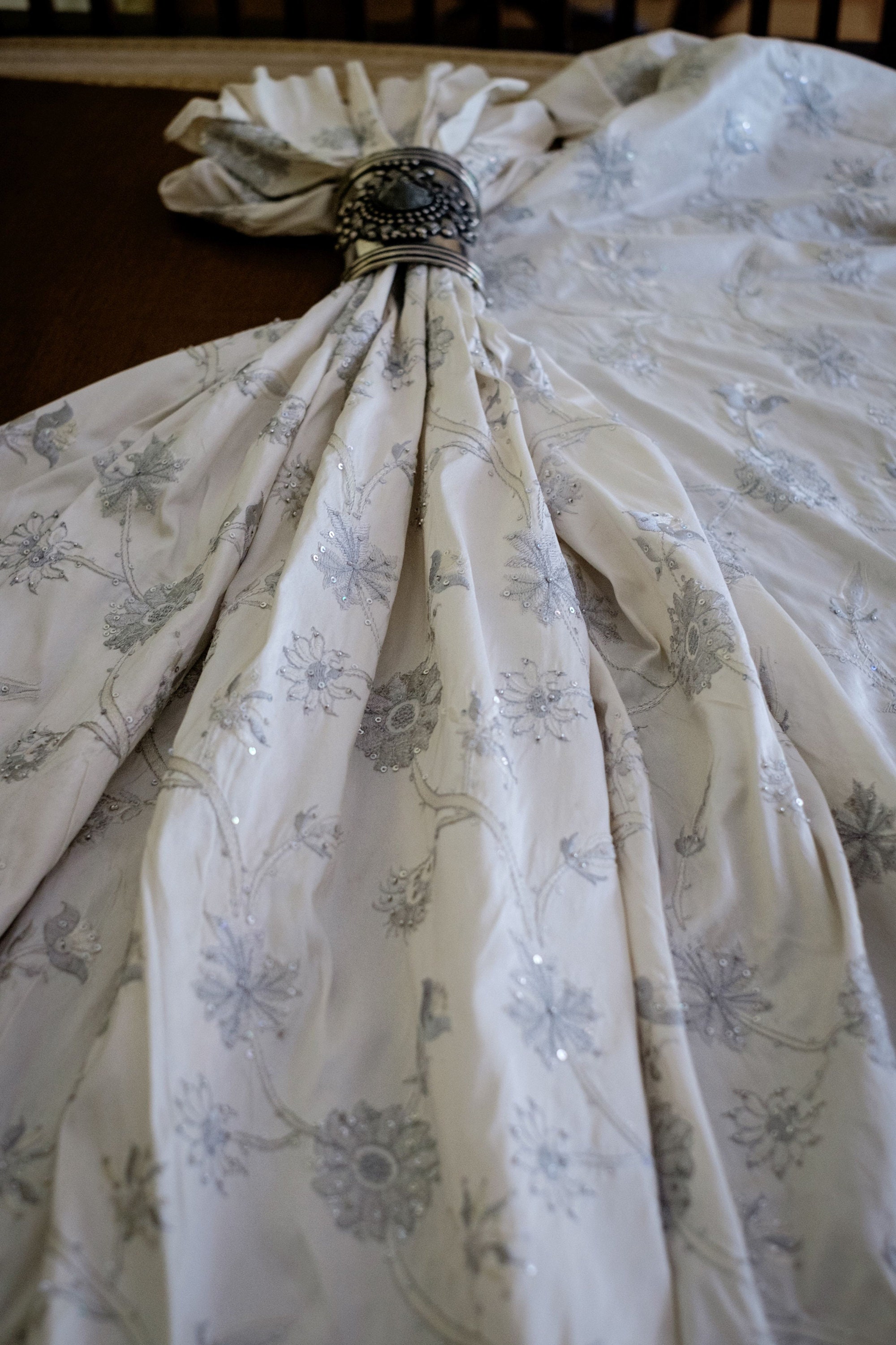 wedding gown material