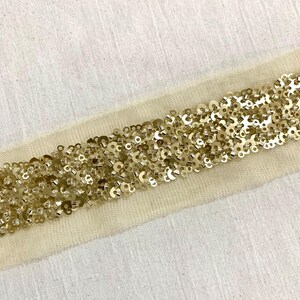 2 mètres de bordure de mariage en or audacieux, bordure de paillettes, bordure de douche nuptiale, paillettes dorées étoilées, bordure de base en tulle, bordure de décoration intérieure, bordure de couture.