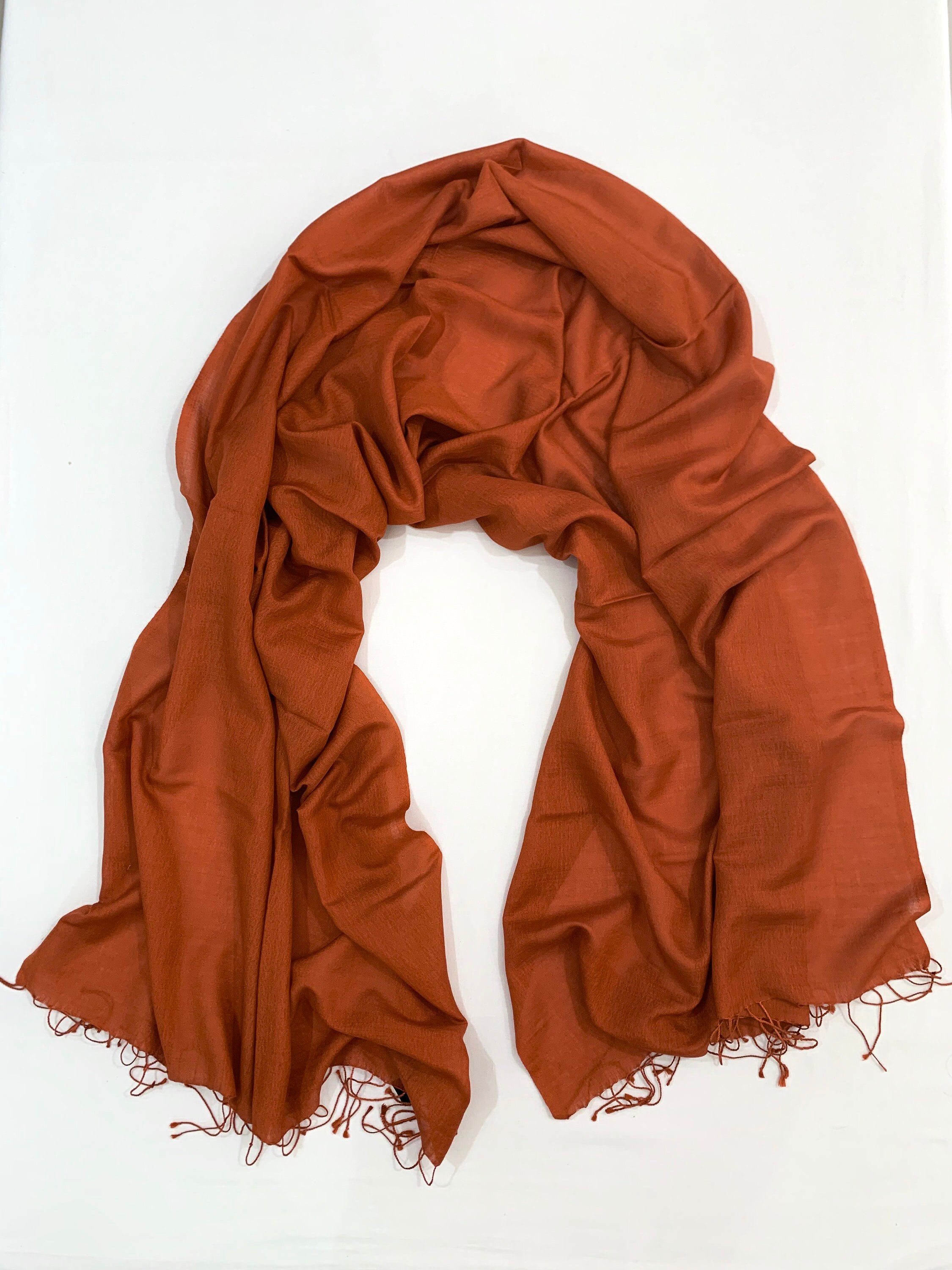 Pashmina Scarf Rust Colored Scarf Pashmina – Rust (Autumn) Magushi