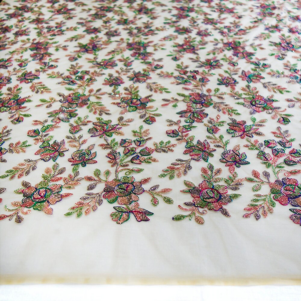 Sheer Tulle Fabric Tulle Fabric Embroidered Fabric Tulle Bridal 