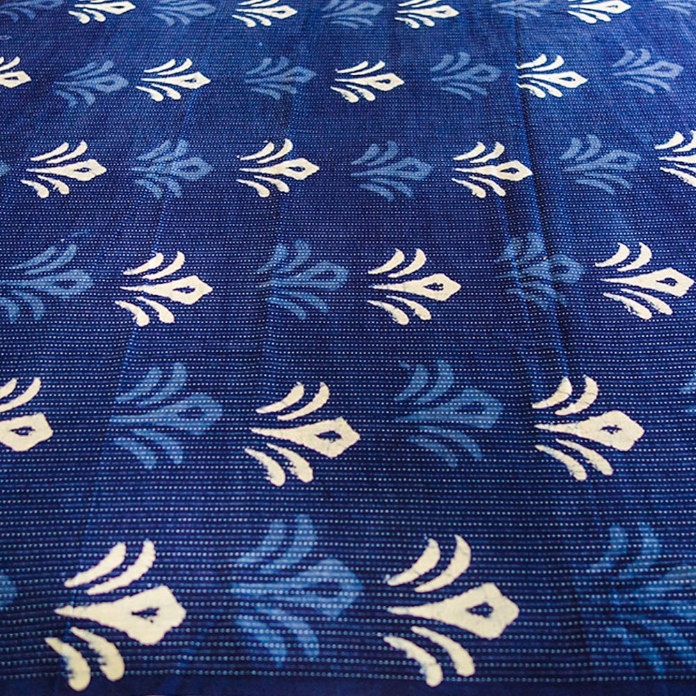 Blue Cotton Fabric, Cotton Fabric, Blue Fabric, Indigo Fabric, Indigo