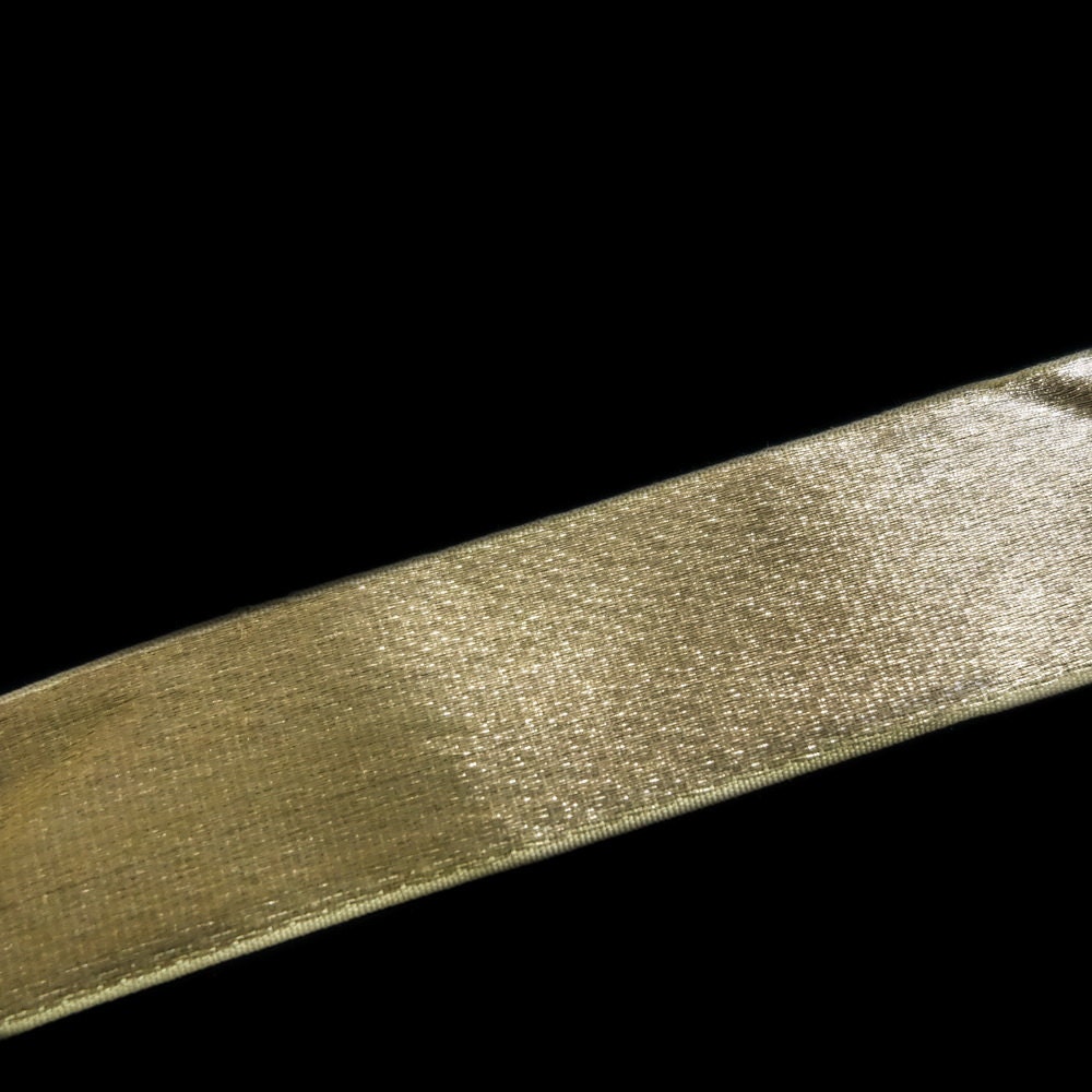 Wide gold metallic trim Etsy