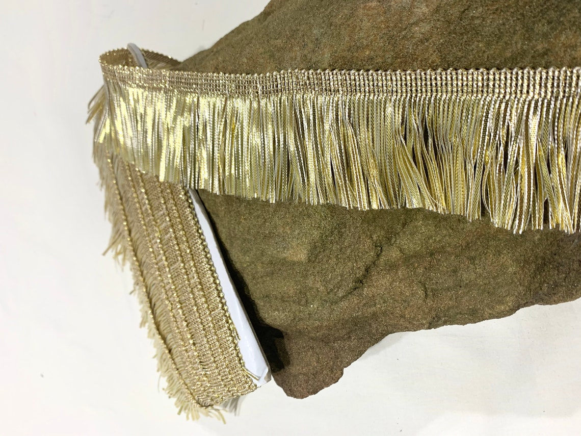Gold Fringe Trim Gold Trim Elegant Border Trim Sari Etsy