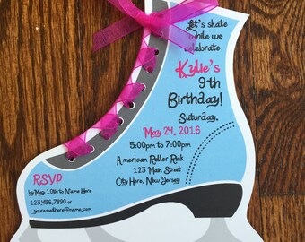 NEW!! 10 Ice Skate Invitations