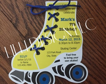 10 Roller Skate Invitations