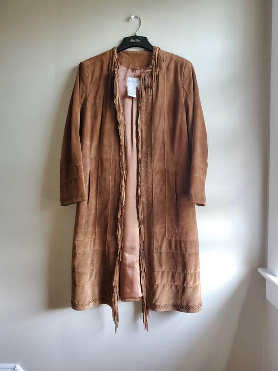 chicos suede fringe jacket