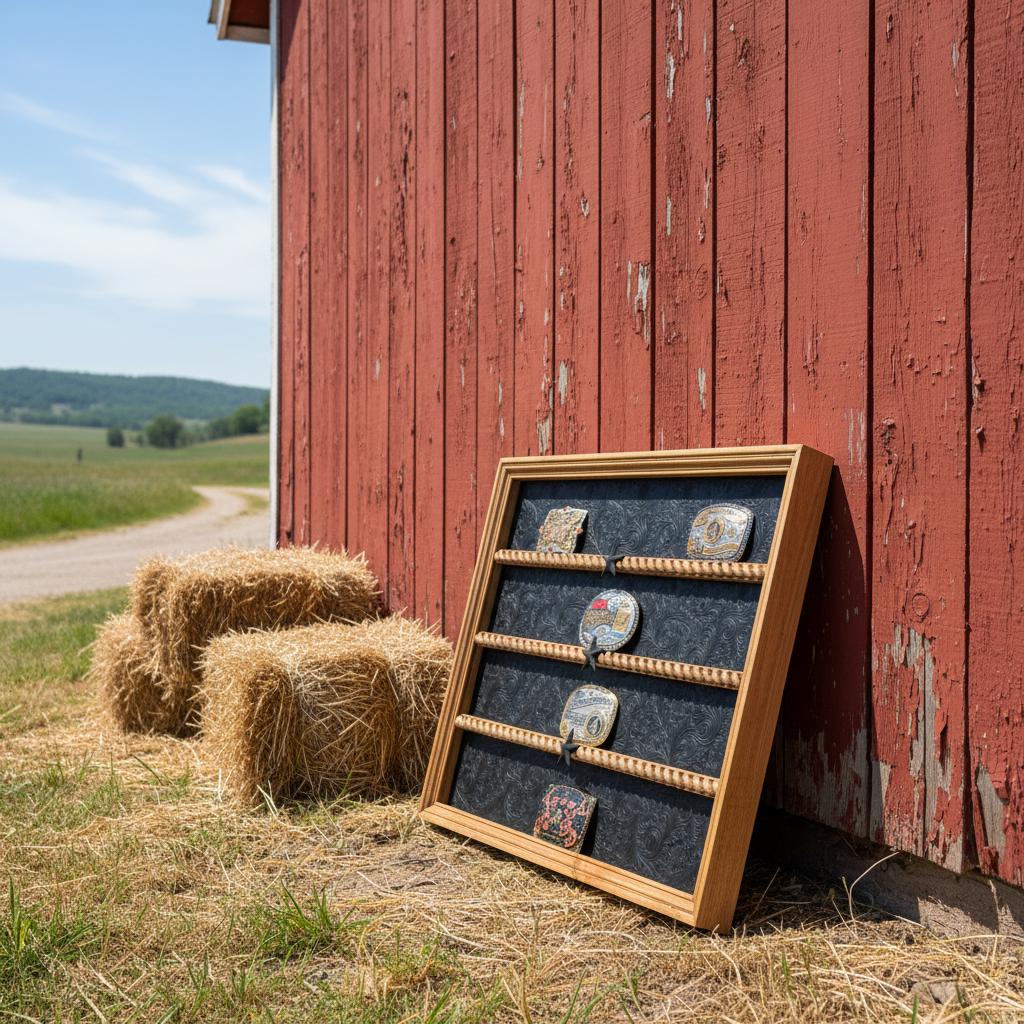 Western Display Rack Rustic Western Buckle Display: Knotty Pine, Rodeo Award Holder - Etsy