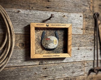 Championship Buckle Display Frame Personalized Just For You