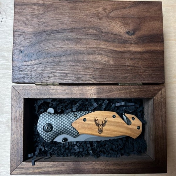 Pocket Knife Presentation Box Etsy