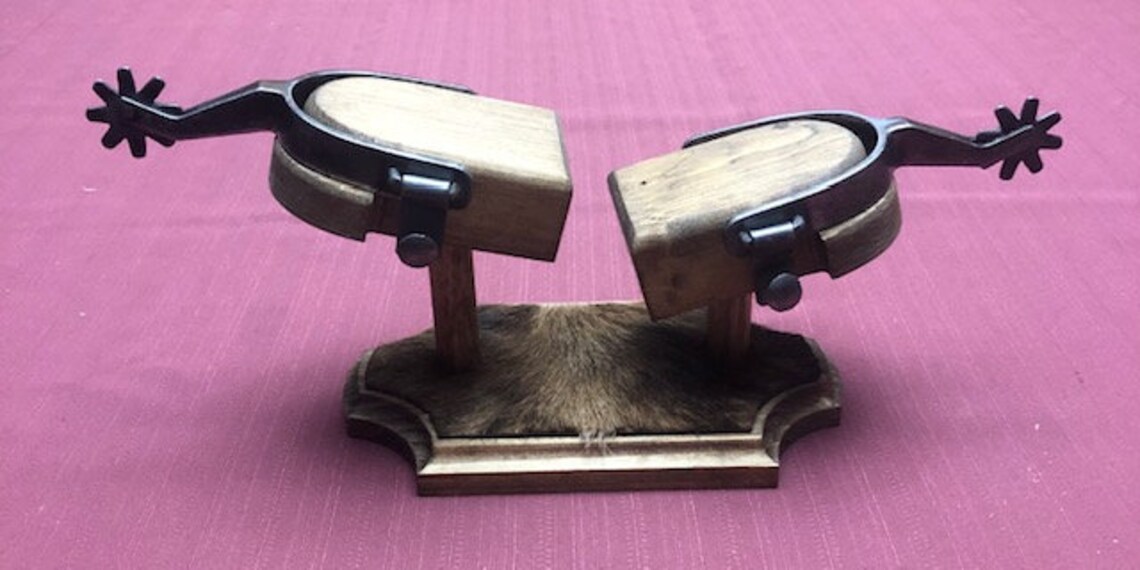 Trophy Spur Display Stand Etsy