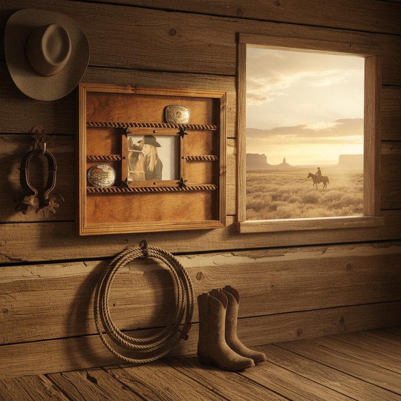 Handcrafted Rodeo Belt Buckle Display Case – 8x10 Picture Frame - Etsy