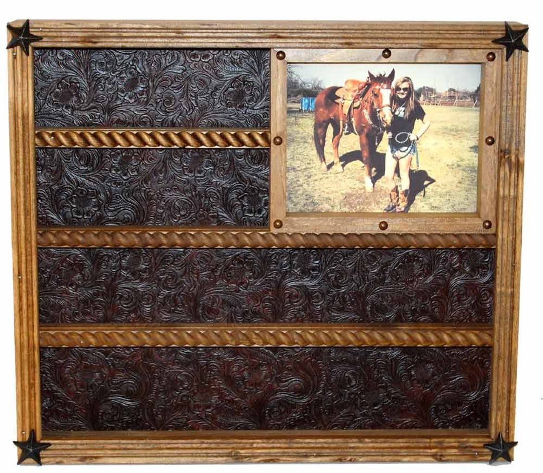 Buckle Display Case With Right 8x10 Picture Frame - Trophy Display Case ...